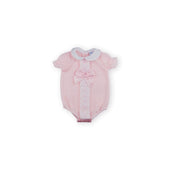 Sardon Baby Girl Pale Pink Knitted Shortie Romper
